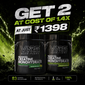 2x Creatine Monohydrate Pack (Kiwi Pulse + Mango Surge)